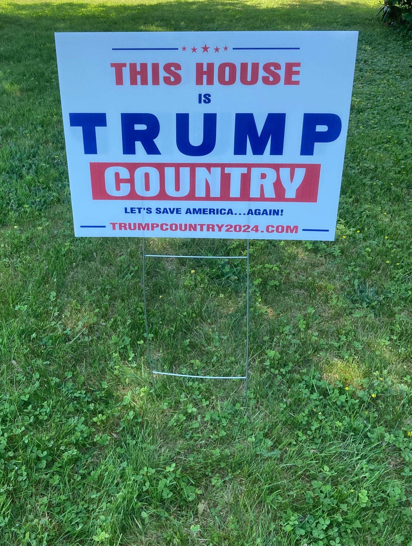 This House Is Trump Country Lawn Sign