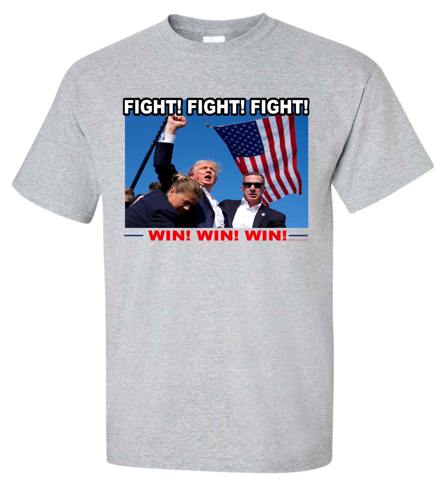 . Fight! Fight! Fight! Win! Win! Win! Short Sleeve T-shirt